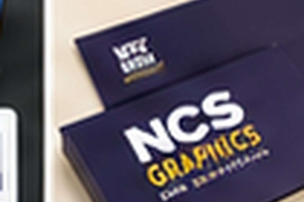 Business card and print identity example
