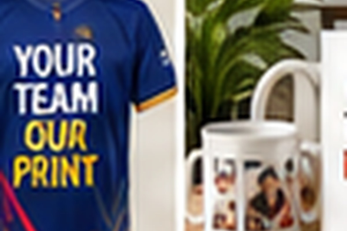 Personalized mug printing example