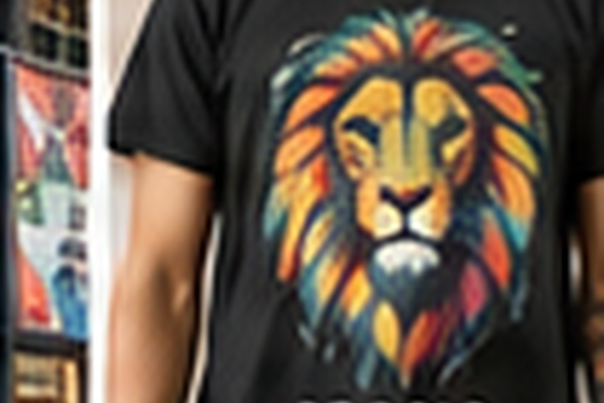 Graphic printed T-shirt example